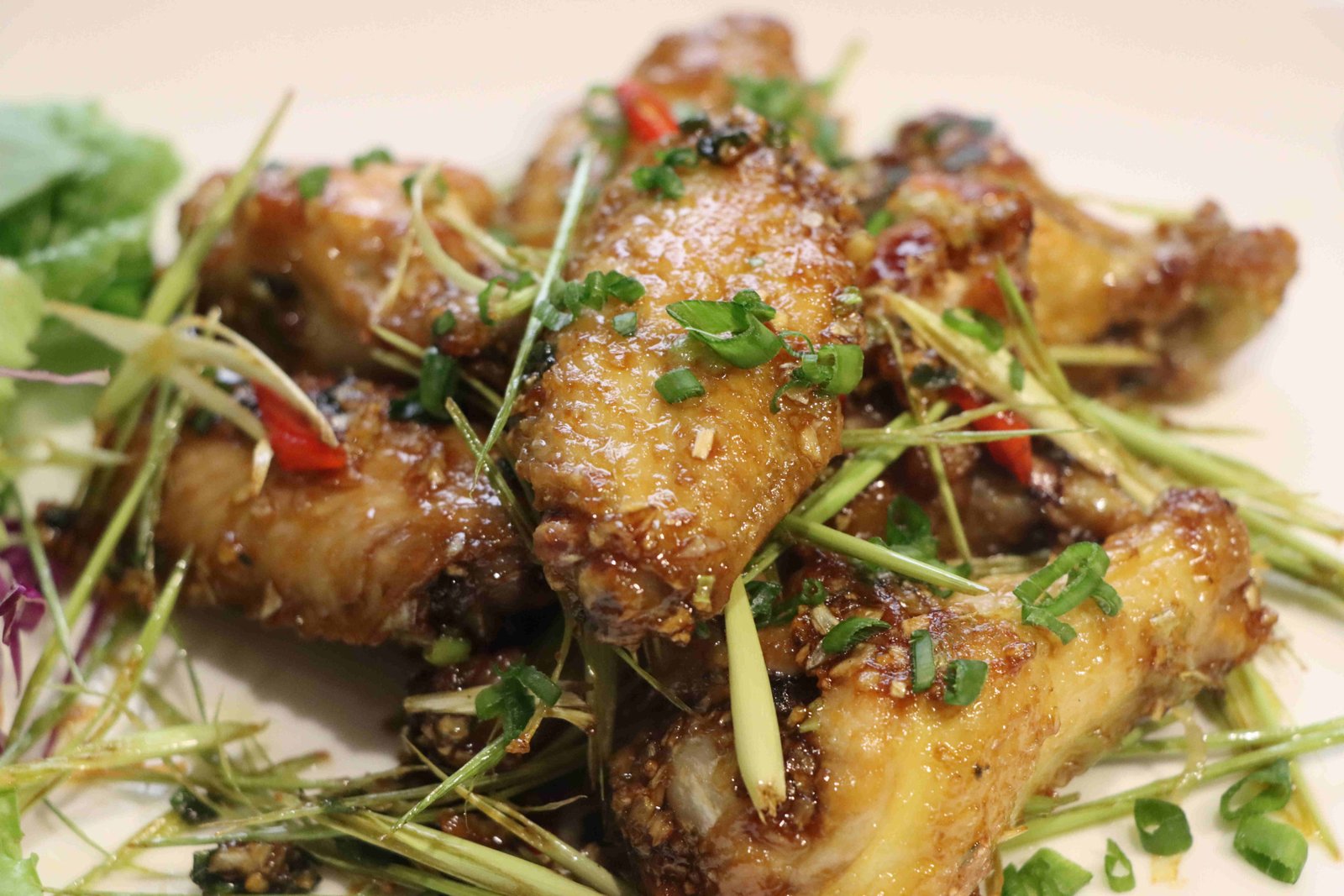Spring Wings — appetizer for a group of four