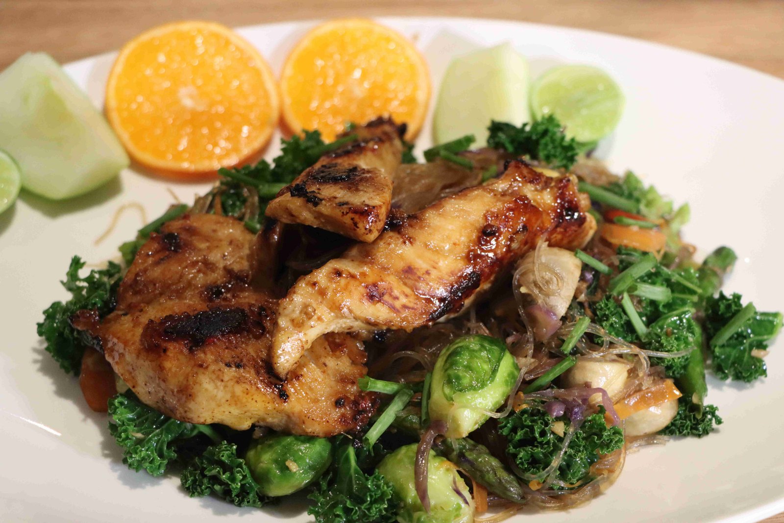 Sauteed Chicken with Rice Noodles