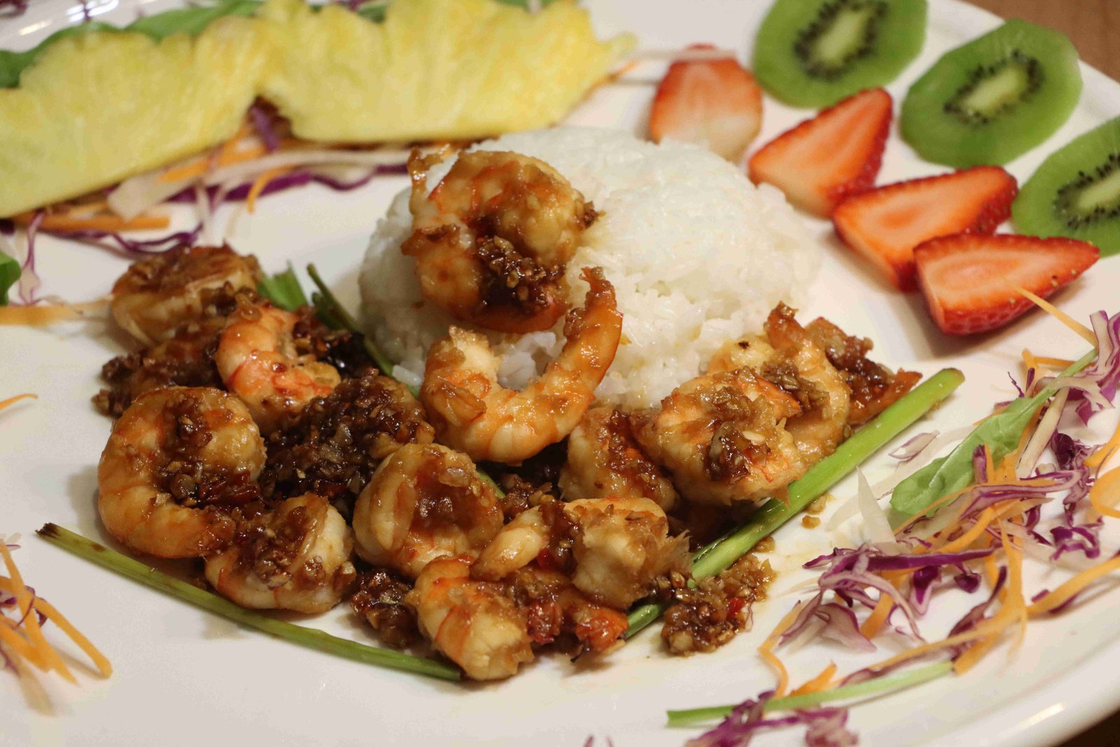 Sticky & Sweet Hot Shrimp